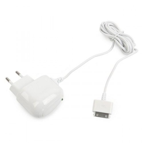 Muvit Chargeur Secteur Blanc Glossy Apple 1000 Ma 