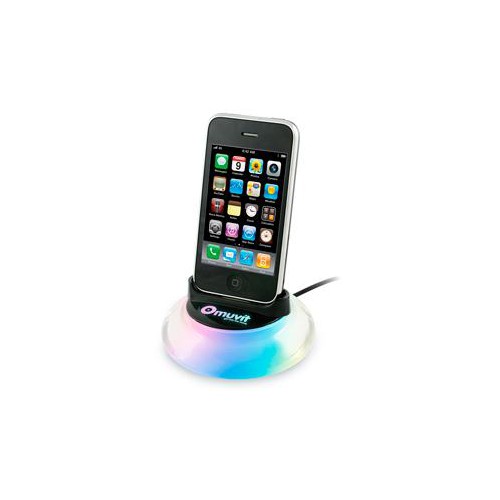 Muvit Socle De Chargement Pour Iphone Noir Avec Le