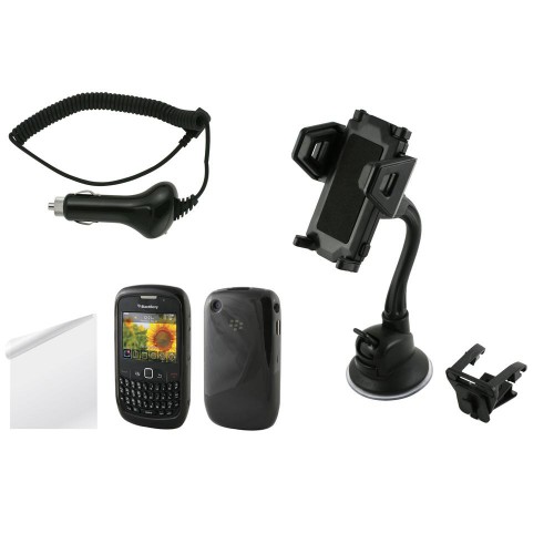 Pack Premium Blackberry 8520 Minigel Screen Cac Ca