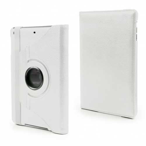 Muvit Etui Clapet Snow Swivel Blanc Rotatif Apple
