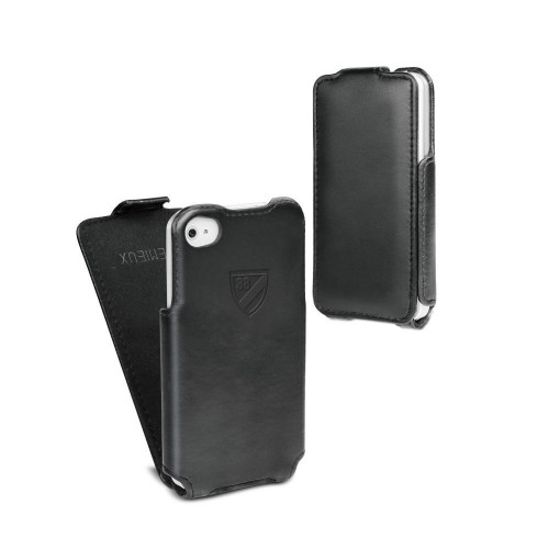 Housse / Etui CUIR Noir CREMIEUX pour Apple iPhone