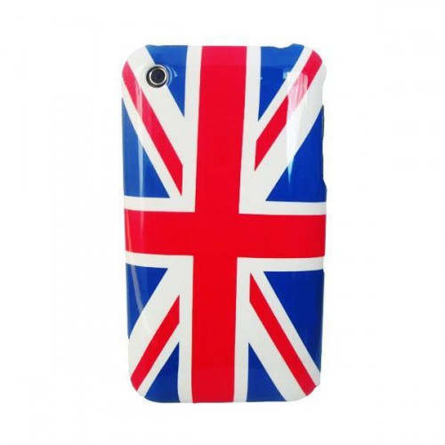 Coque Arriere Drapeau UK pour Apple iPhone 3G/S No