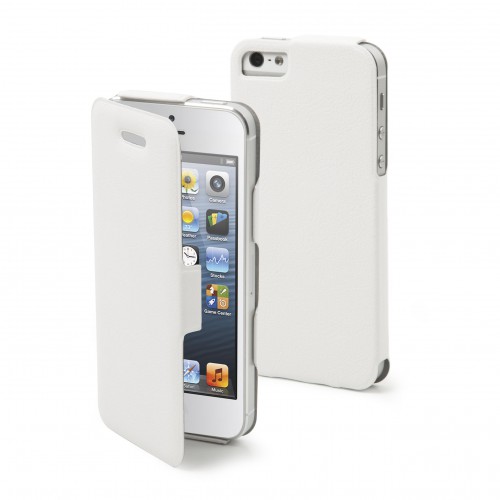 Muvit Etui Folio Iflip Blanche Apple Iphone 5 + Fi