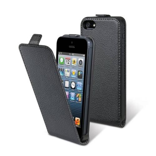 Housse à rabat pour Apple Iphone 5C noir Nouveau