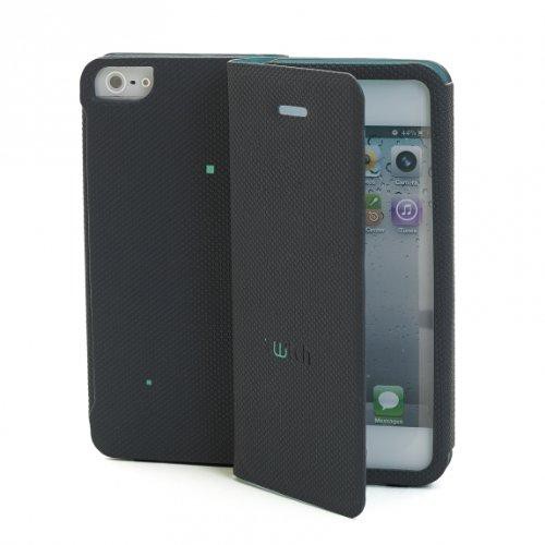 Etui Folio gamme TWITCH Noir/Vert pour Apple iPhon