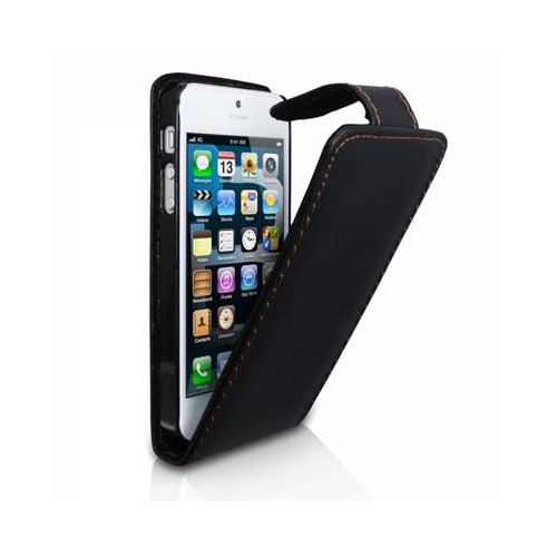Etui Portefeuille Simili Noir Apple I-Phone 5C Nou