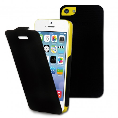 Muvit etui iflip noir apple iphone 5c Nouveau