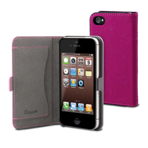 Housse / Étui Slim Folio Rose motif Arabesque pour