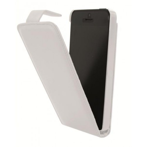 Etui à rabat Executiv blanc pour Apple iPhone 5S