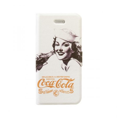 Etui Coca-Cola Booklet Golden Beauty pour Apple iP