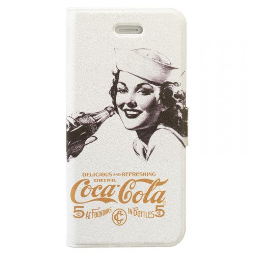 Etui Coca-Cola Booklet Old 5cents pour Apple iPhon