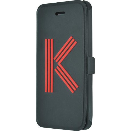 Etui folio Kenzo noir Logo K pour iPhone 5C Nouvea