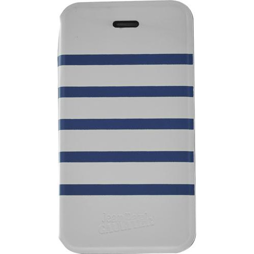 Etui folio Marinière blanche et bleue Jean Paul Ga