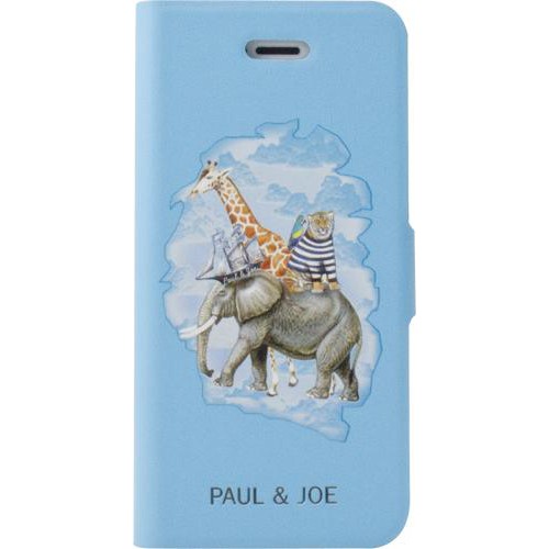 Etui à rabat Paul Joe bleu Arche de Noé pour iPh