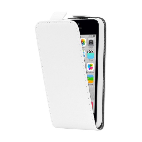 Etui Flip Blanc pour Apple iPhone 5S Nouveau