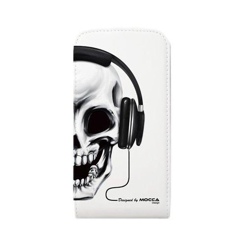 Etui à rabat en simili cuir Blanc pour Apple iPhon