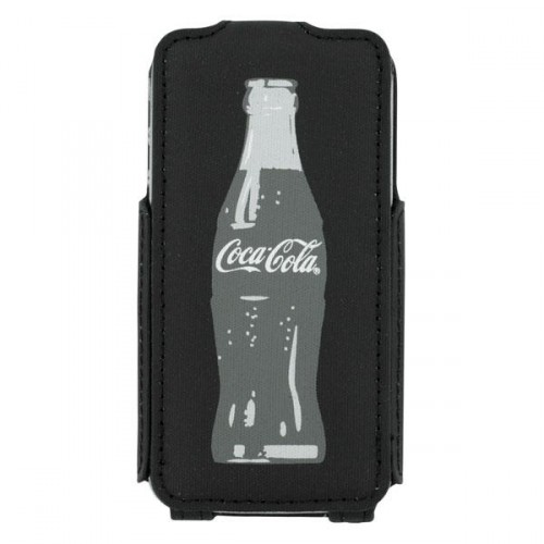 Housse à clapet Coca-Cola grey Bottle pour Apple i