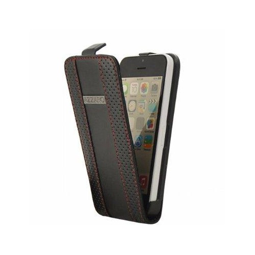 Etui à rabat en simili cuir Azzaro Noir pour Apple