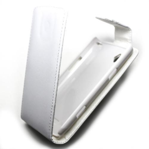 Housse étui coque à rabat BLANC pour Samsung S8530