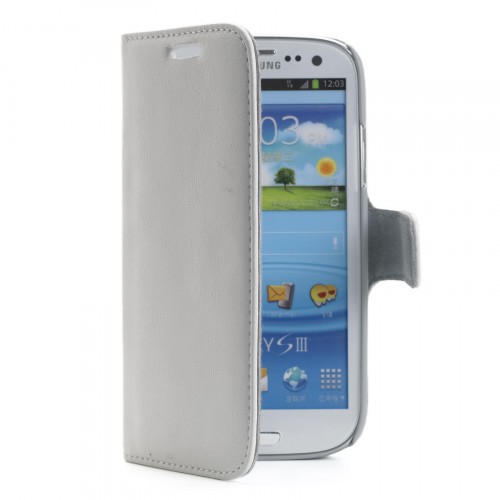 Muvit Etui Portefolio Blanc Pour Samsung Galaxy Si