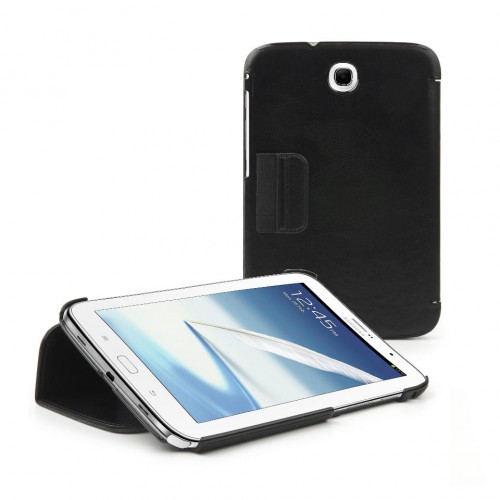 Etui Fold Stand Pu Noir Stone Samsung Galaxy Note 