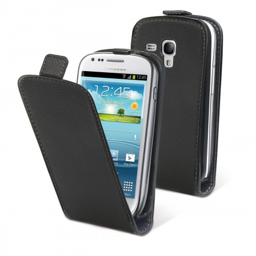 Muvit Etui Slim S Noir + Film Samsung Galaxy S3 Mi