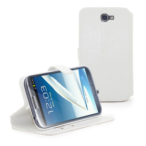 Muvit Etui Blanc Slim 'N Stand Samsung Galaxy Note