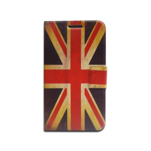 Housse folio drapeau Anglais Vintage pour Samsung 