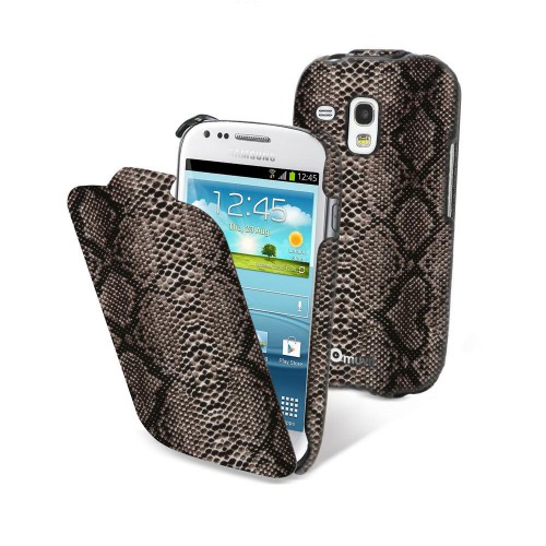 Housse / Etui à rabat PYTHON + Film pour Samsung I