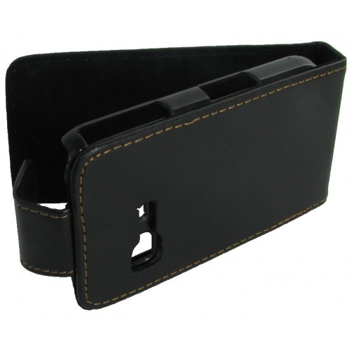Housse / Etui dédié NOIR pour Samsung S5270 Ch@t 5