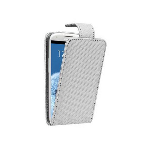 Housse CARBONE Blanc pour Samsung I9300 Galaxy S I