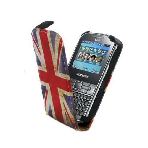 Housse drapeau Anglais Vintage pour Samsung Ch@t 3