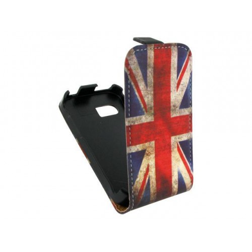 Etui rabat vintage Drapeau Angleterre pour Samsung