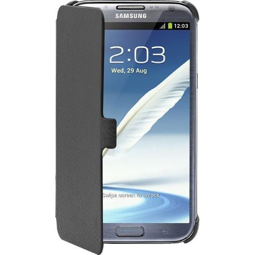 Etui coque Samsung noir pour Galaxy Note 2 N7100 N