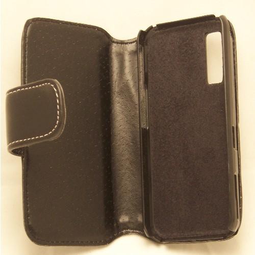 Housse Portefeuille Noir pour Samsung S5230 Star N