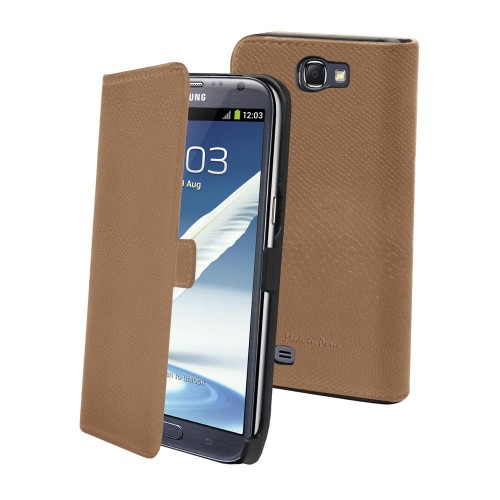 Housse etui slim folio python camel made in paris