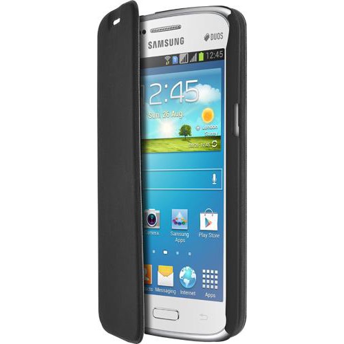 Etui folio noir pour Samsung Galaxy Grand 2 G7100 