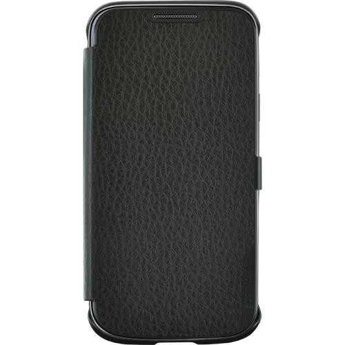 Etui coque folio noir pour Samsung Galaxy S4 Mini 