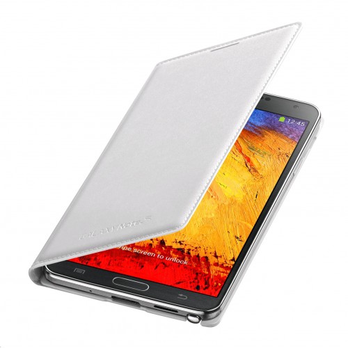 Etui à rabat Samsung EF-WN900BW blanc pour Galaxy