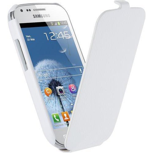 Etui à rabat Samsung blanc pour Galaxy Trend S7560