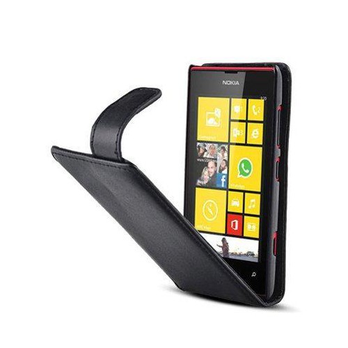 Housse à rabat noir pour Nokia Lumia 720 Nouveau