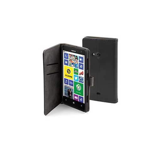 Housse / Etui à clapet Noir pour Nokia Lumia 925 N