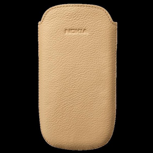 Nokia etui cuir marron haut de gamme nokia cp-535 