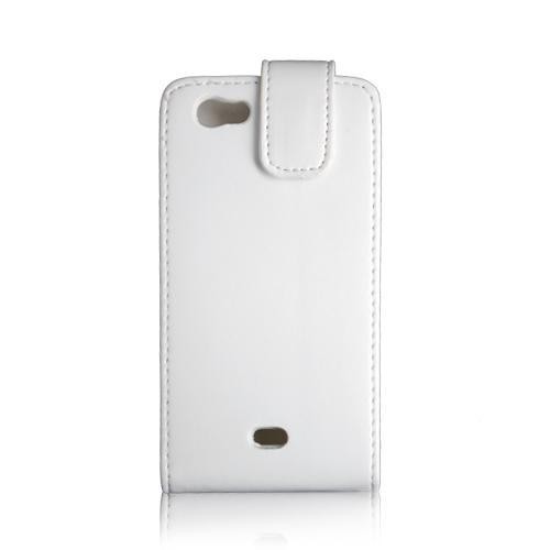 Housse / Etui à Rabat Blanc pour Sony Xperia miro