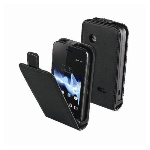 Made For Xperia Etui Clapet Slim Noir Xperia Tipo