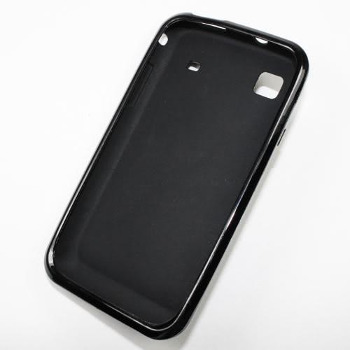 Housse / Etui Noir Glossy Minigel pour Samsung I90