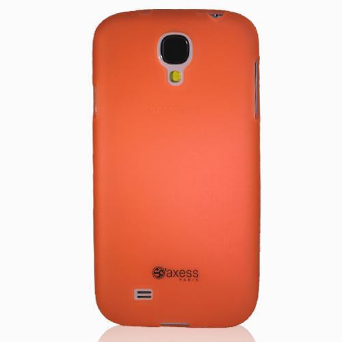 Coque arrière semi-rigide SAMSUNG S4 orange Nouvea