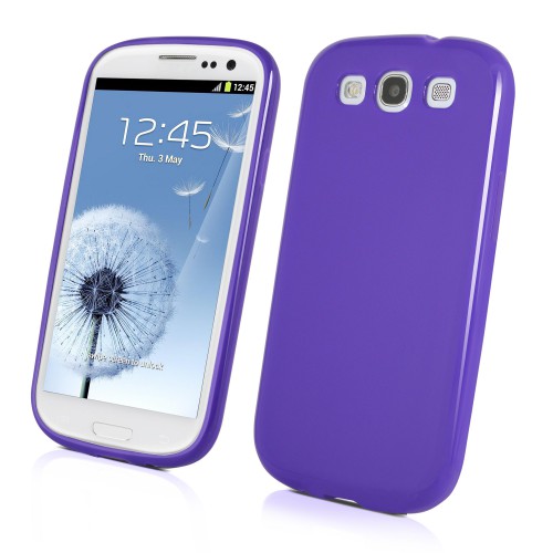 Muvit Coque Minigel Violette Pour Samsung Galaxy S
