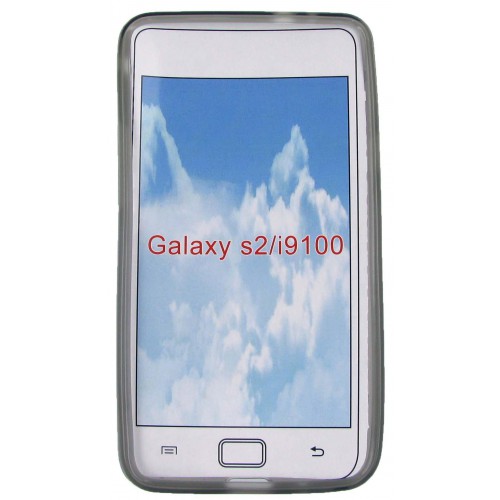 Housse / Etui Minigel Noir pour Samsung I9100 Gala