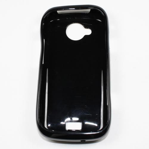Housse / Etui Noir Glossy Minigel pour Samsung S55